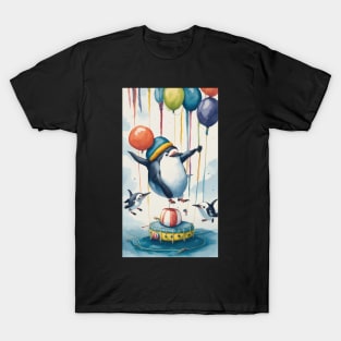 Funny Penguin Party T-Shirt